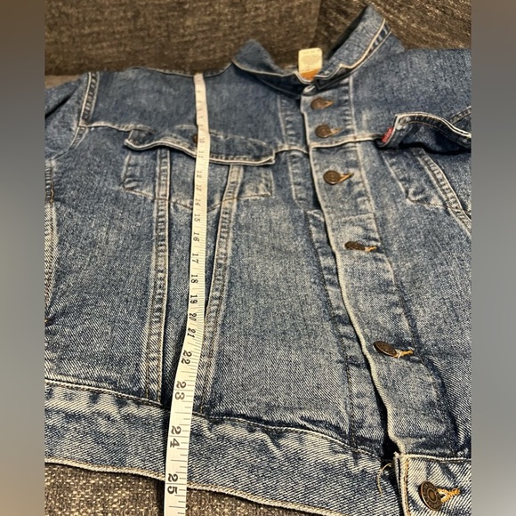 Vintage 90s Men's Levi's 70598 Button Down Denim Trucker Jacket Size - Picture 15 of 16